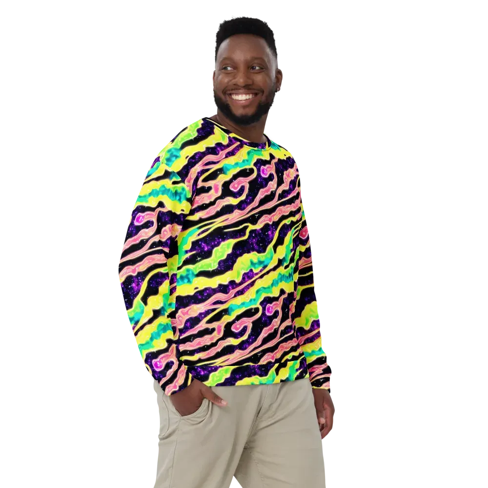 Galactic Taffy on Sweatshirt — Front