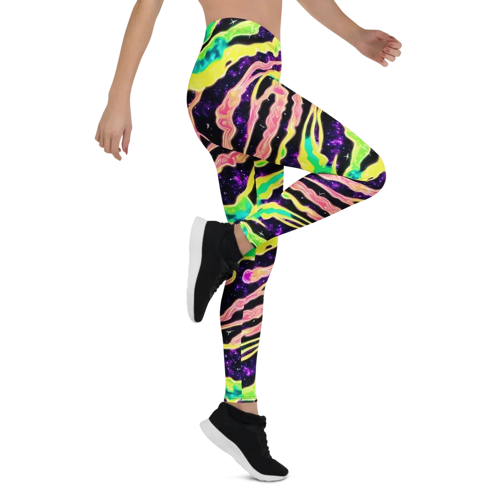 Galactic Taffy on Leggings — Right