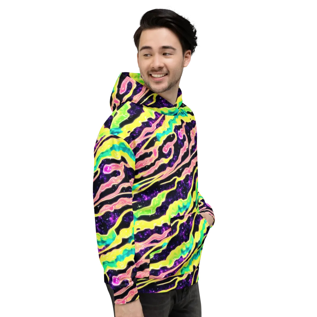 Galactic Taffy on Hoodie — Right