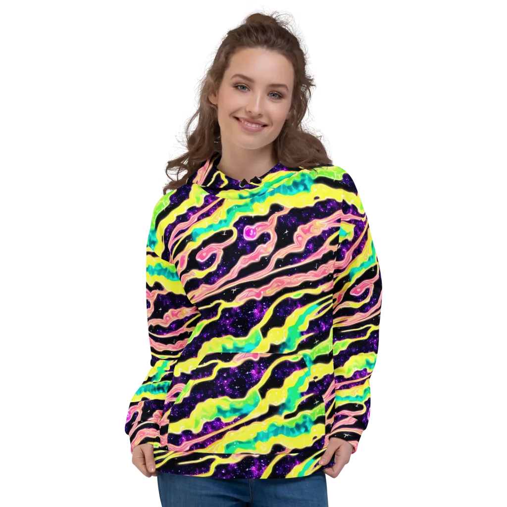Galactic Taffy on Hoodie — Front