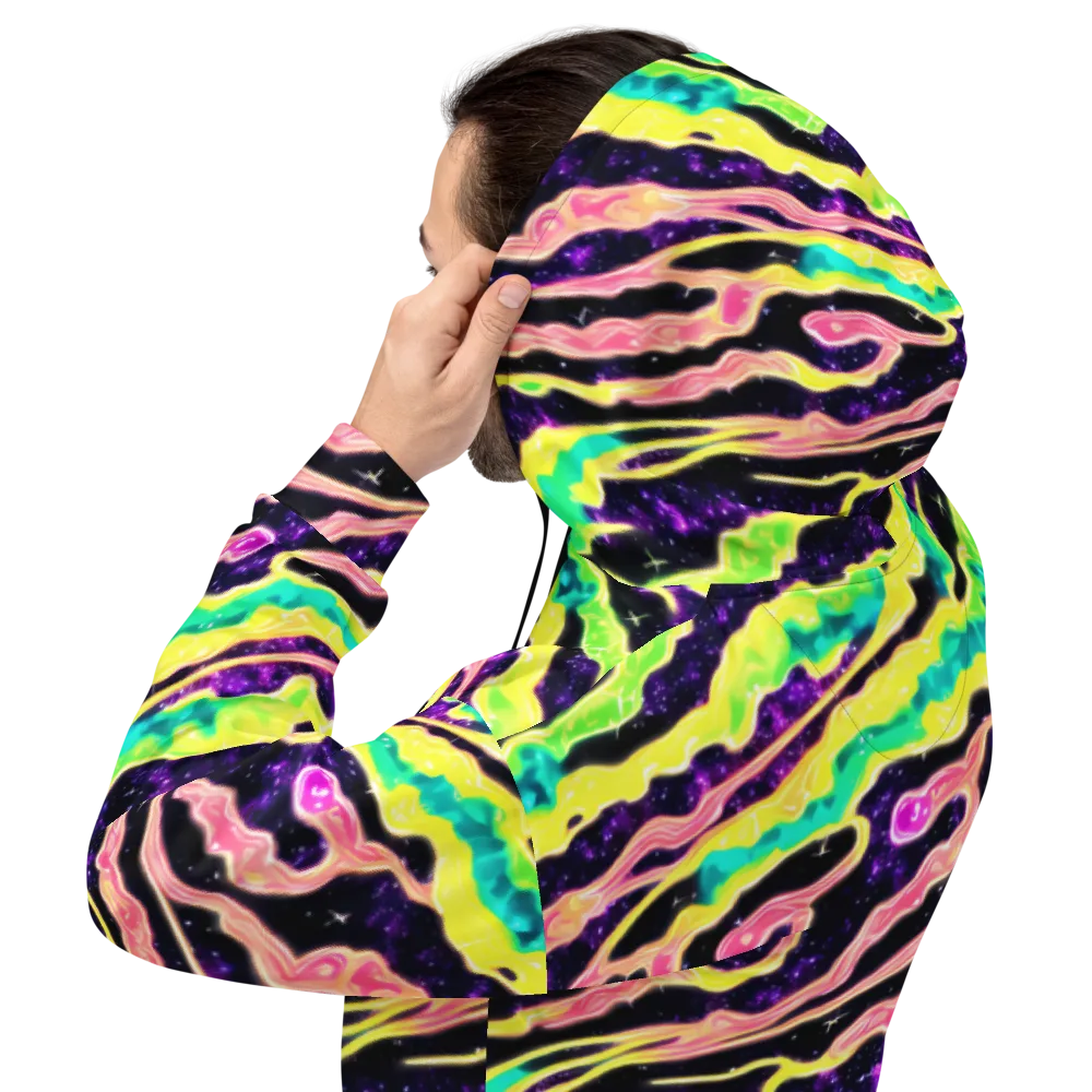 Galactic Taffy on Hoodie — Back