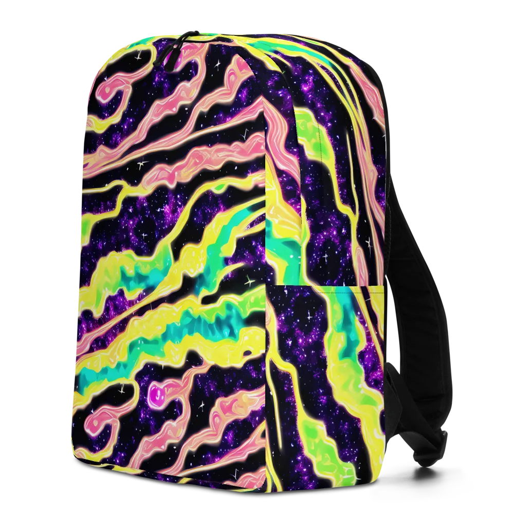 Galactic Taffy on Minimalist Backpack — Left
