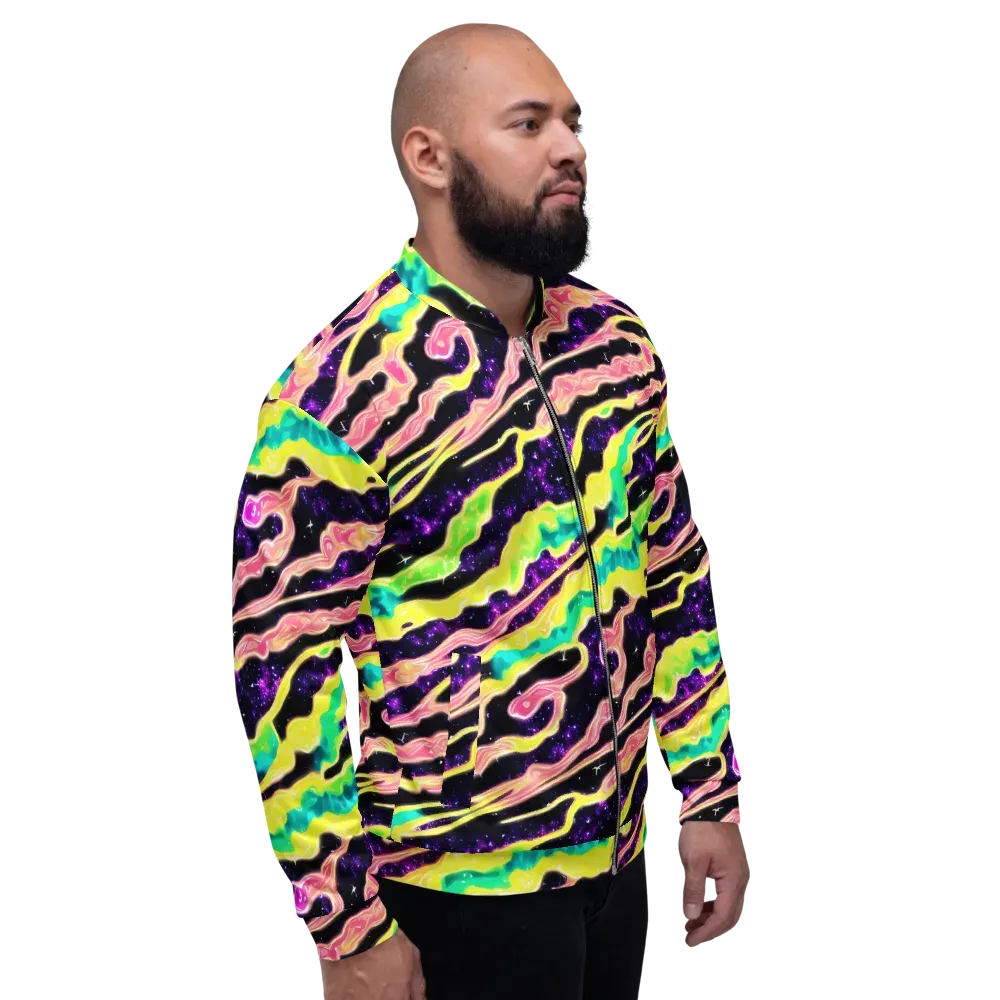 Galactic Taffy on Bomber Jacket — Right