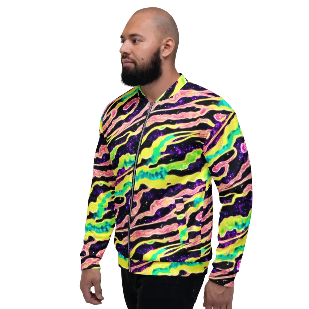 Galactic Taffy on Bomber Jacket — Left