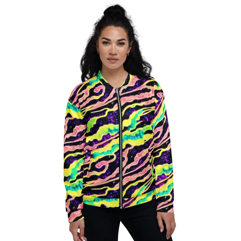Galactic Taffy on Bomber Jacket — Front