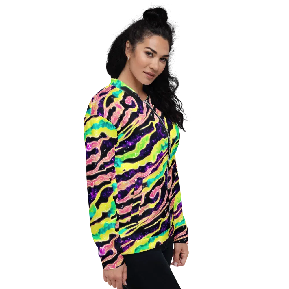 Galactic Taffy on Bomber Jacket — Right