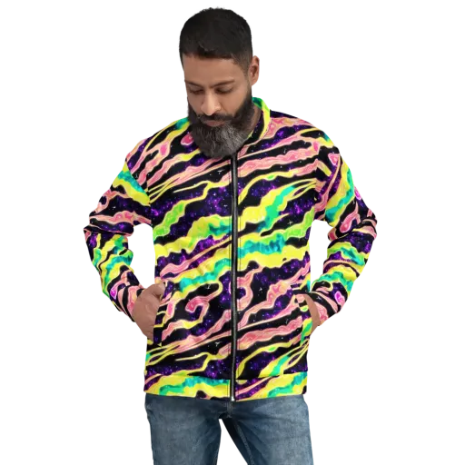 Galactic Taffy on a Bomber Jacket