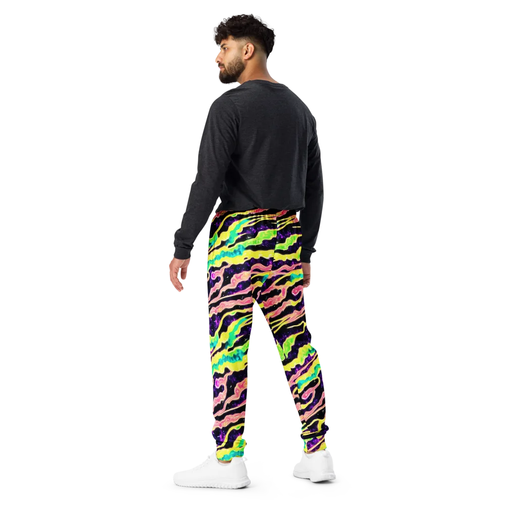 Galactic Taffy on Men's Joggers — Back