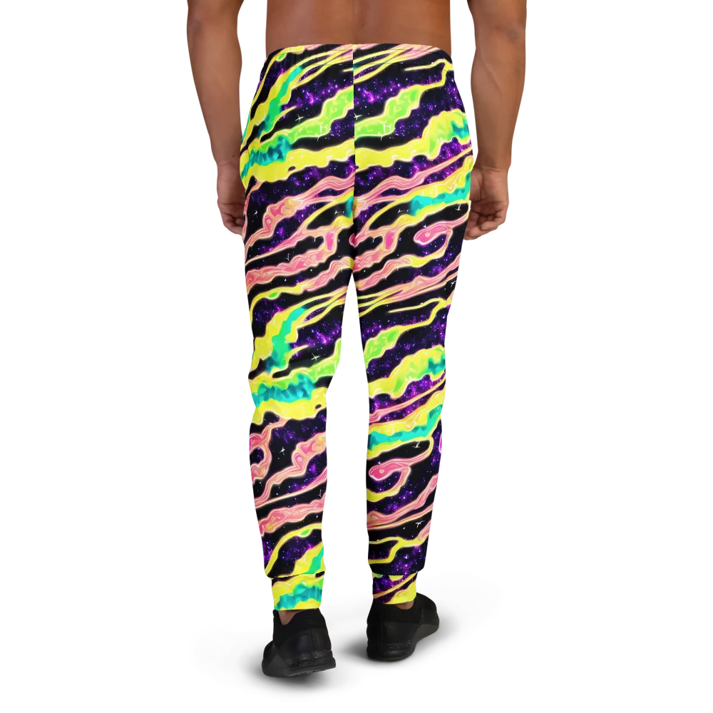 Galactic Taffy on Men's Joggers — Back