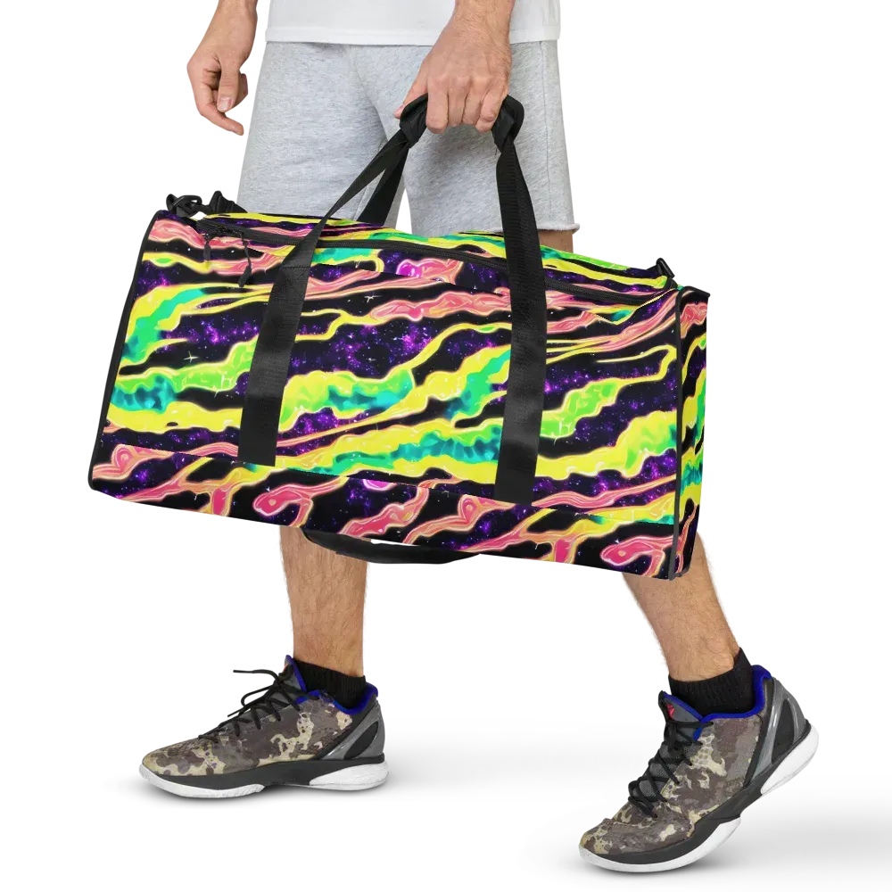 Galactic Taffy on Duffle Bag — Front
