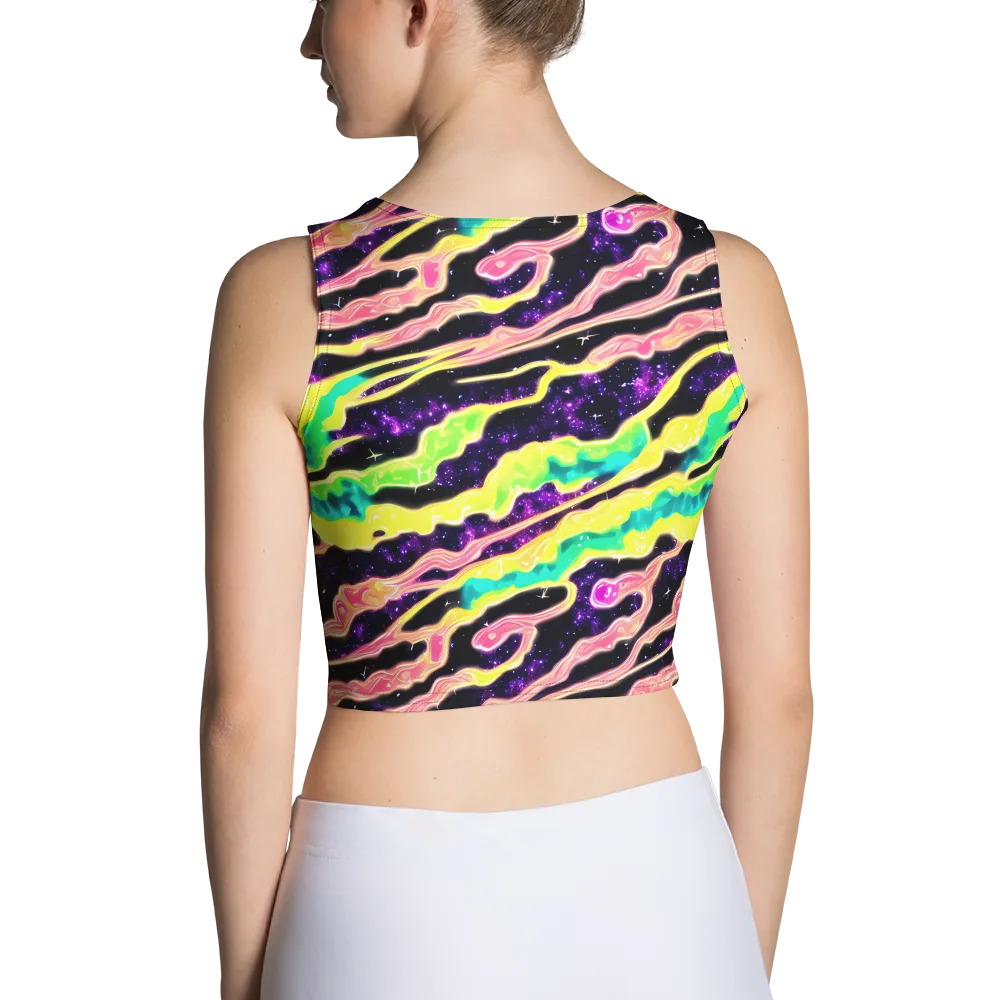 Galactic Taffy on Crop Top — Back