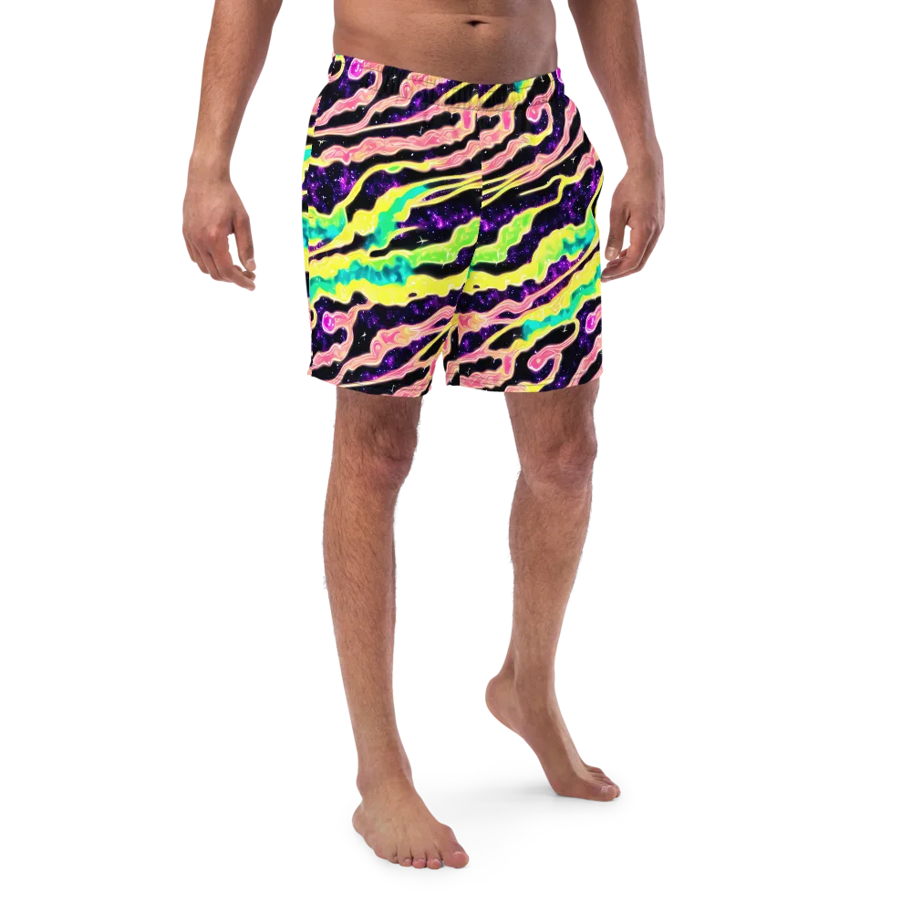 Galactic Taffy on Swim Trunks — Front