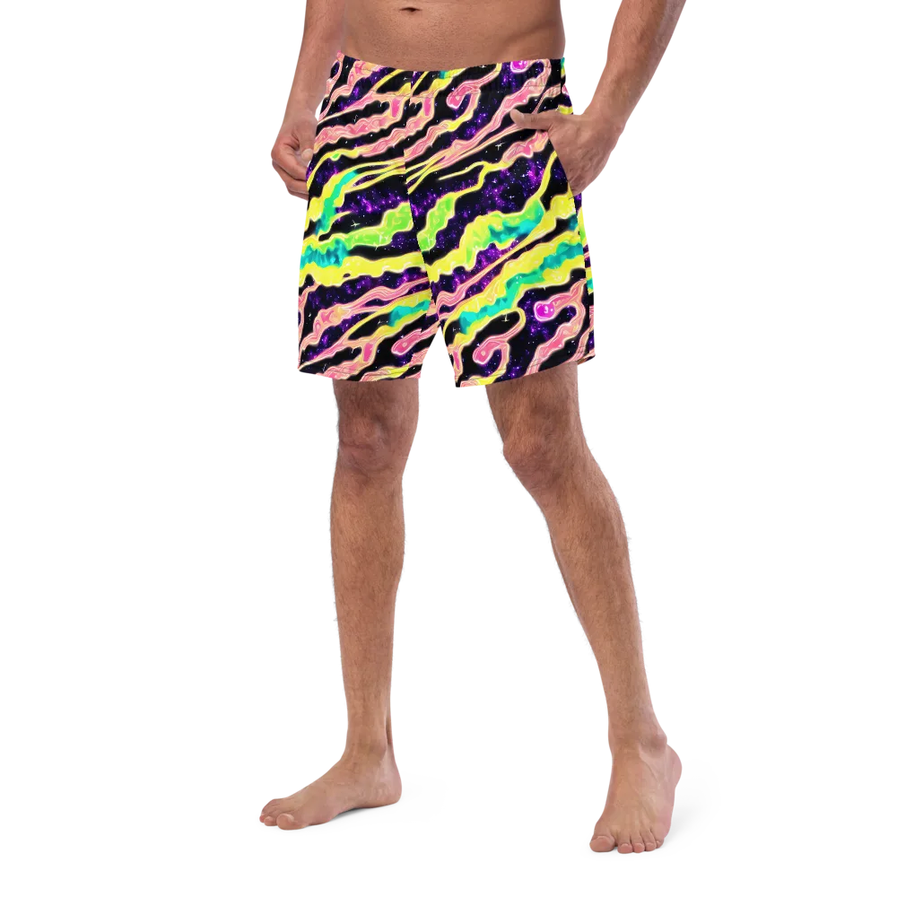 Galactic Taffy on Swim Trunks — Left Front