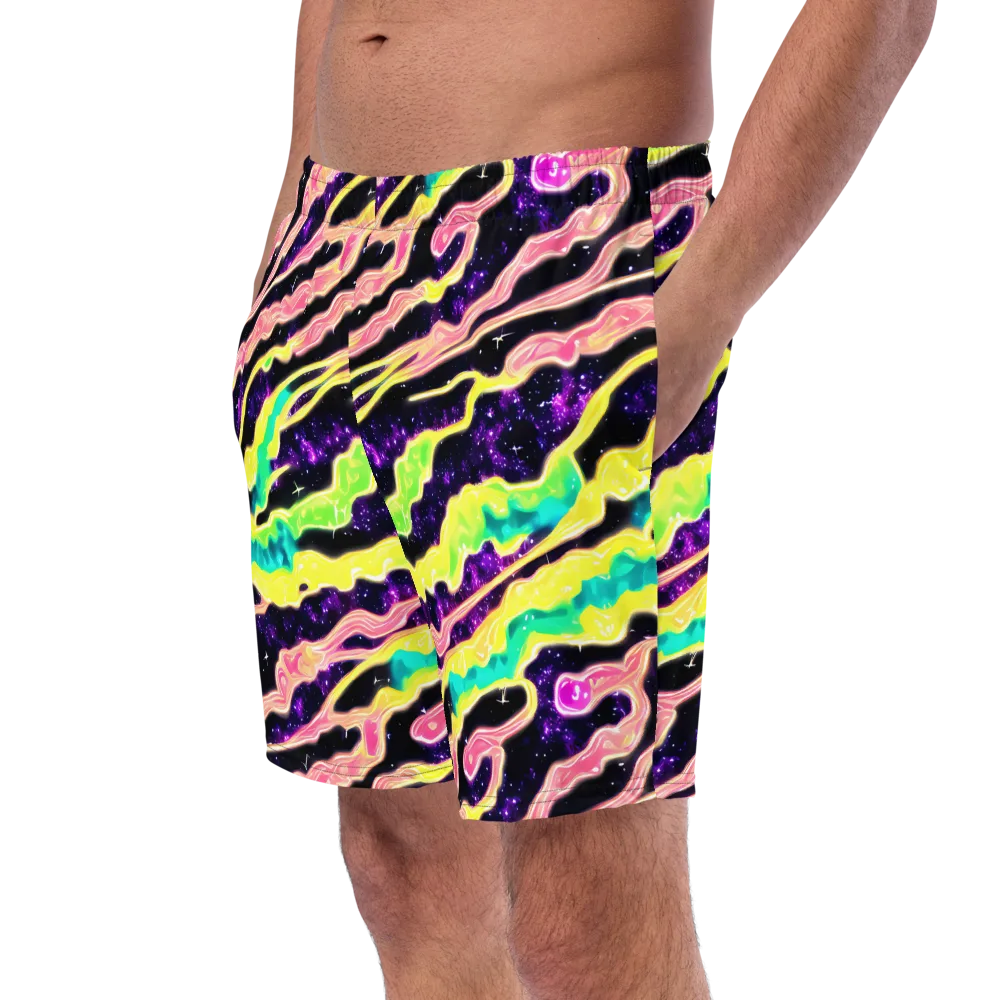 Galactic Taffy on Swim Trunks — Left Front