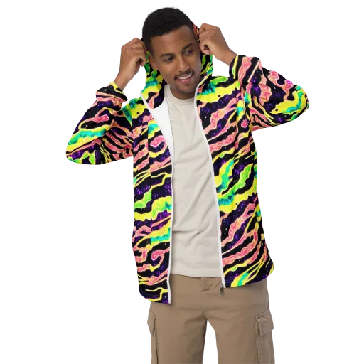 Galactic Taffy on a Men's Windbreaker