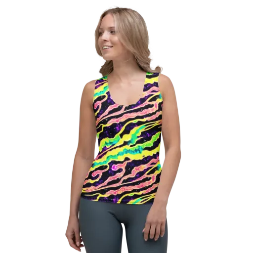 Galactic Taffy on a Women's Tank Top
