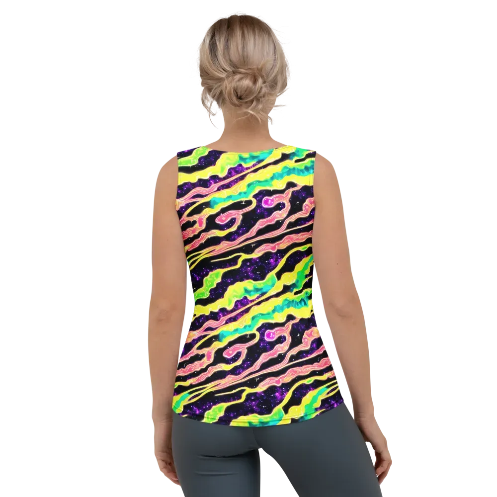 Galactic Taffy on Women's Tank Top — Back