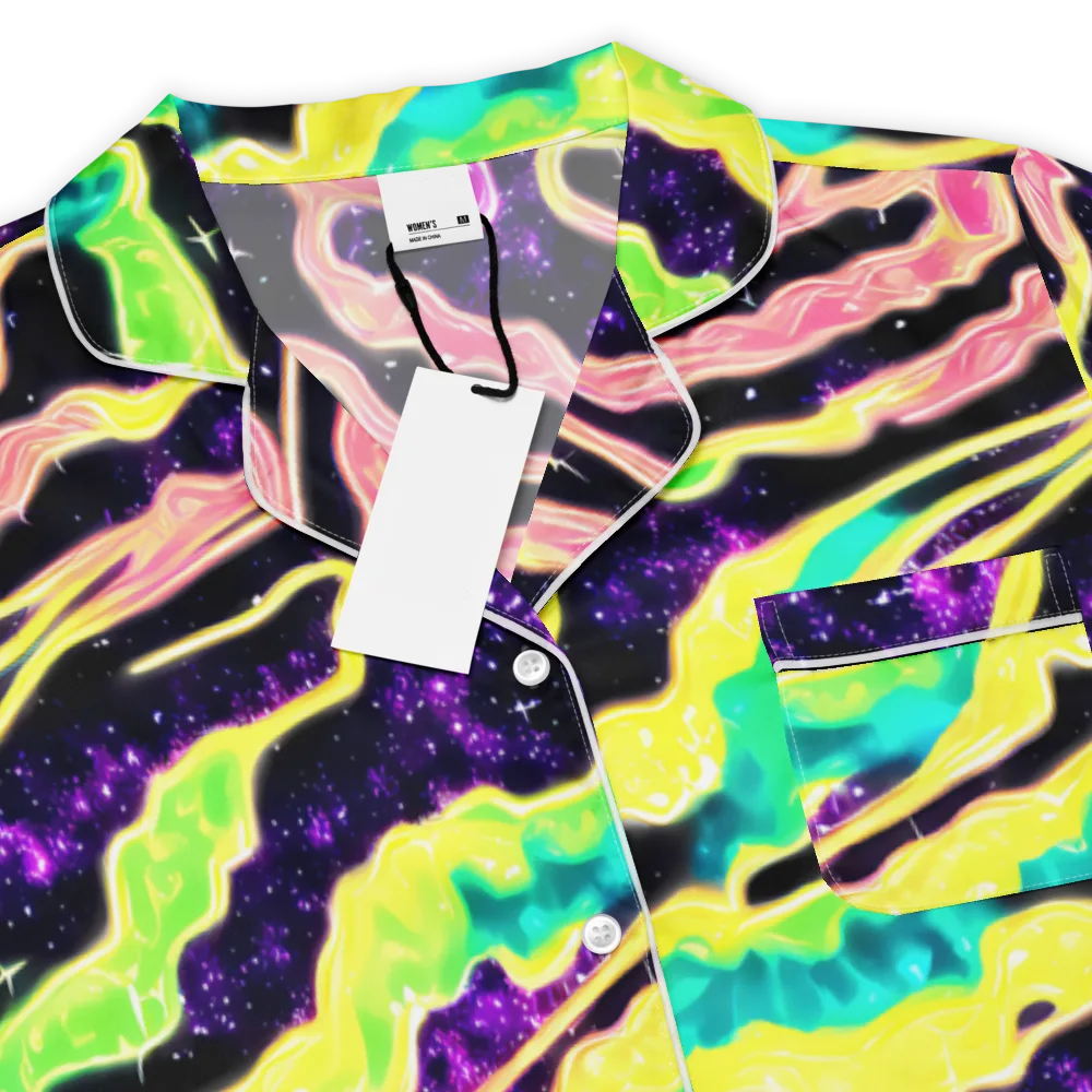 Galactic Taffy on Women's Short Sleeve Pajama Top — Product details