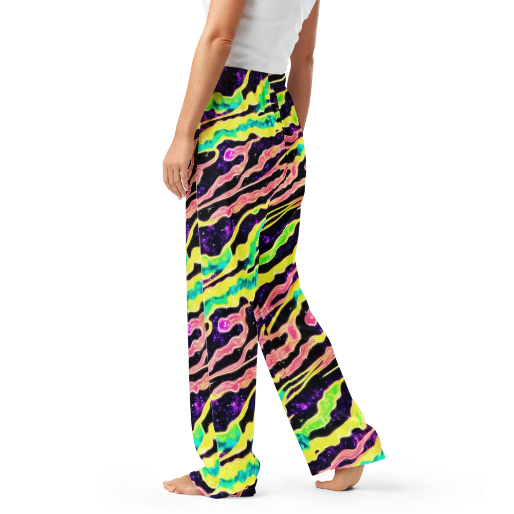Galactic Taffy on Women's Pajama Pants — Left