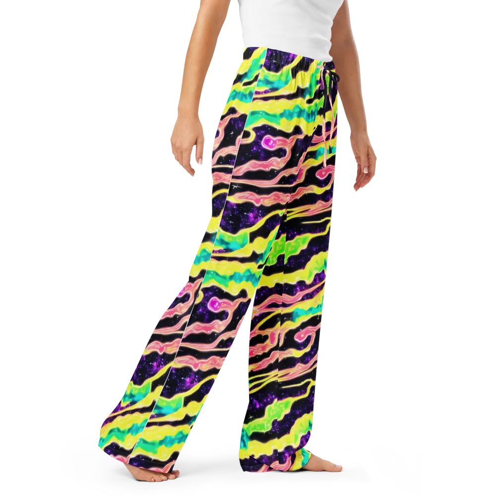Galactic Taffy on Women's Pajama Pants — Right Front
