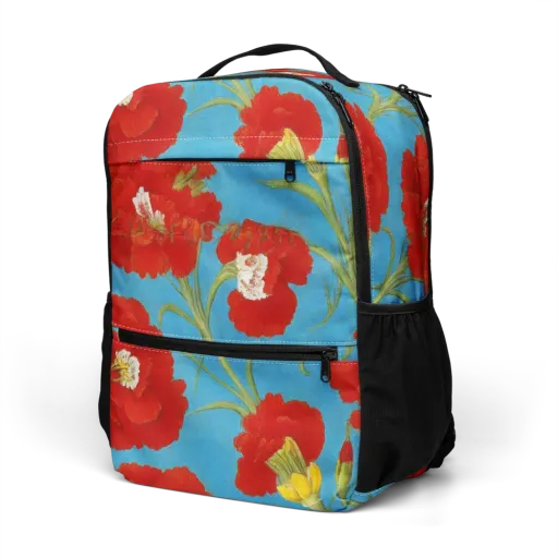Scarlet Carnation on a Utility Backpack