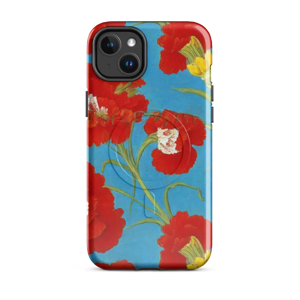 Scarlet Carnation on MagSafe Tough Case for iPhone® — Front