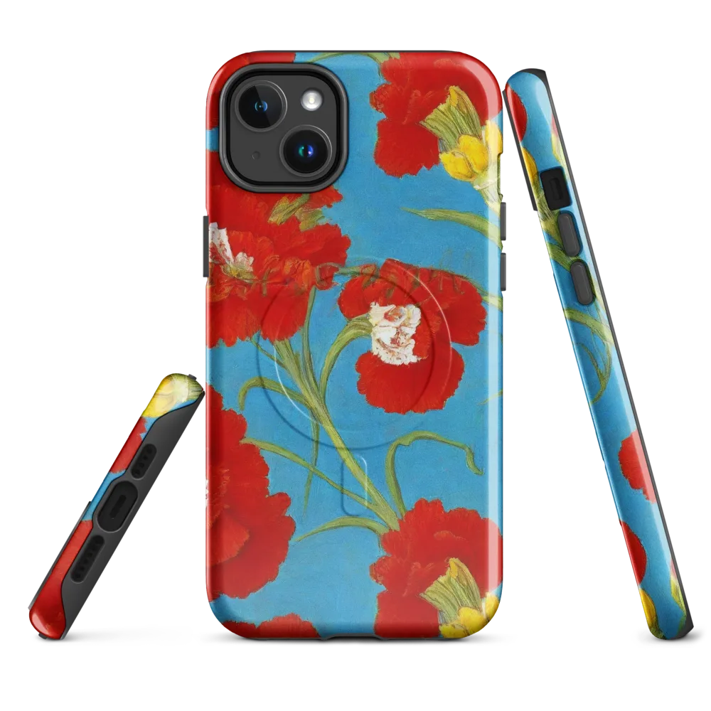 Scarlet Carnation on MagSafe Tough Case for iPhone® — Front