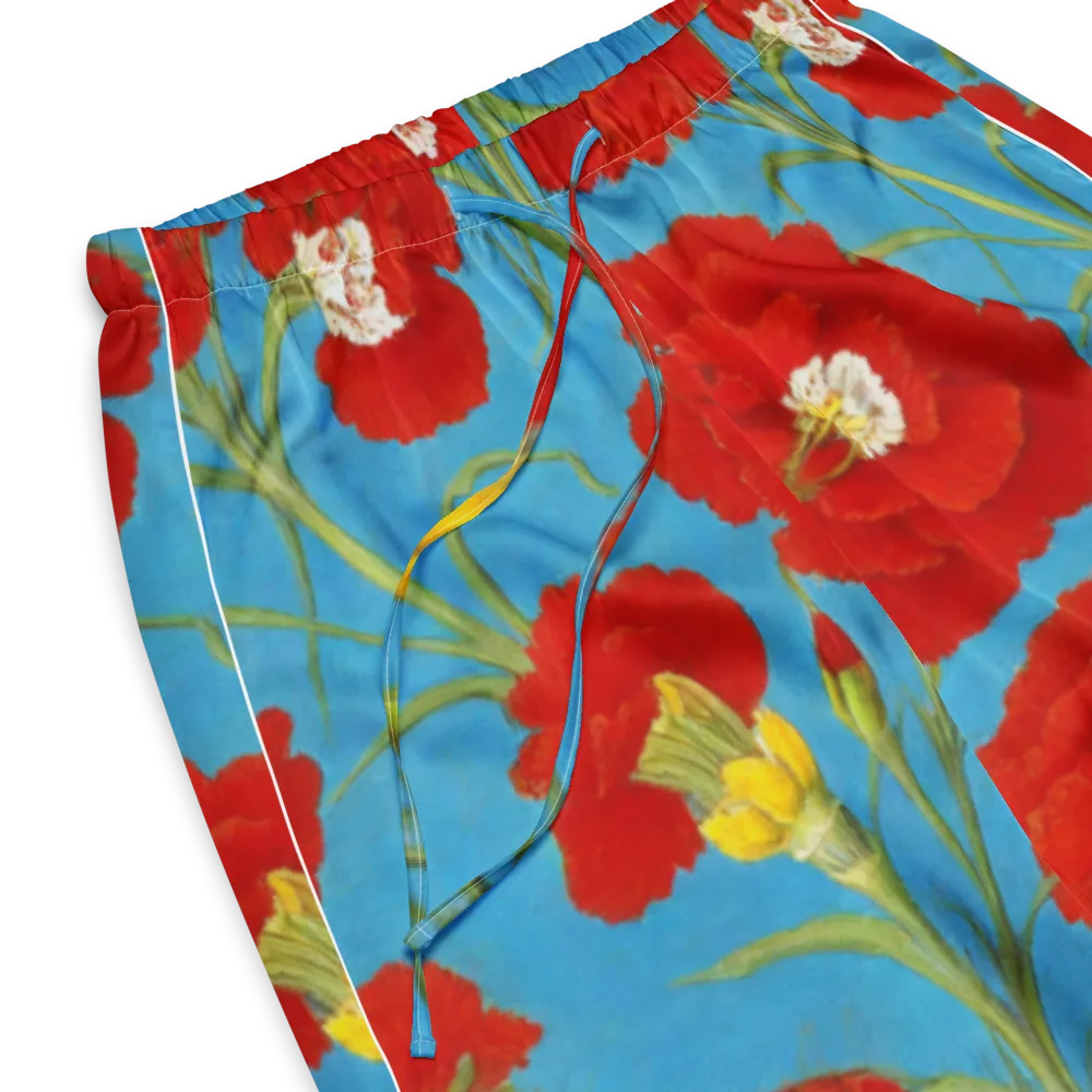 Scarlet Carnation on Women's Pajama Pants — Product details