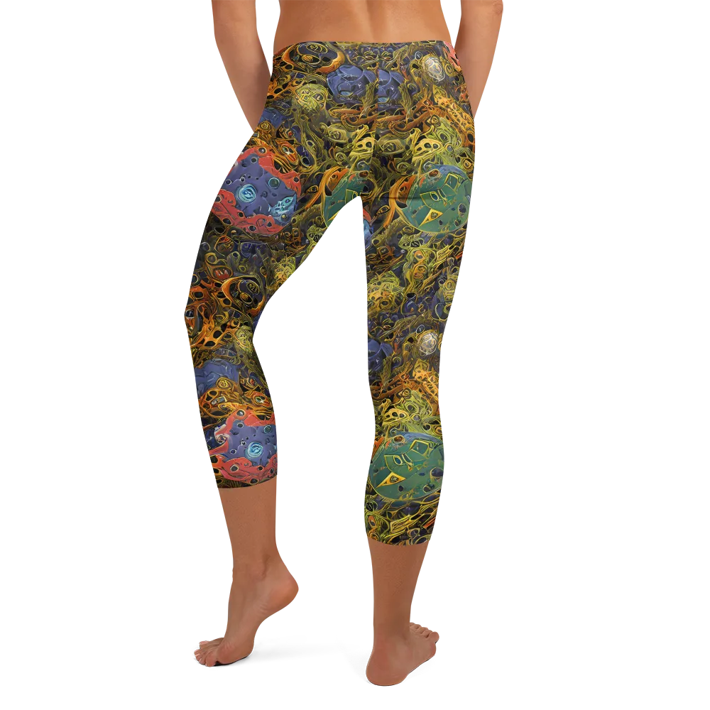Chromatic Cauldron on Capri Leggings — Back