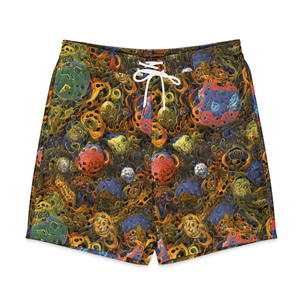 Chromatic Cauldron on Men's Board Shorts — Front