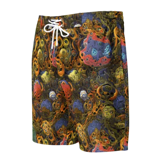 Chromatic Cauldron on a Men's Board Shorts