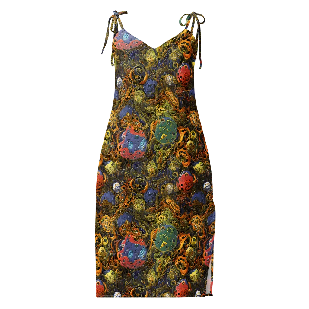 Chromatic Cauldron on Slip Dress — Front