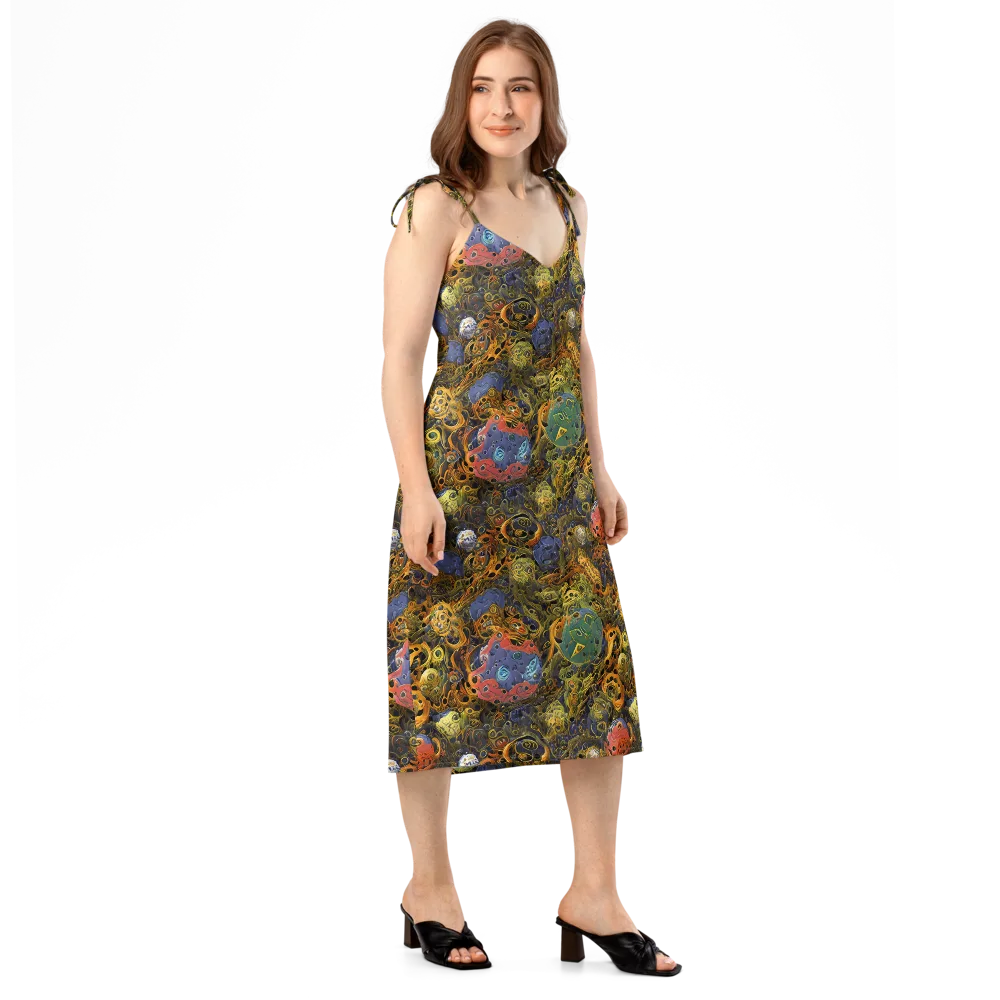 Chromatic Cauldron on Slip Dress — Right Front