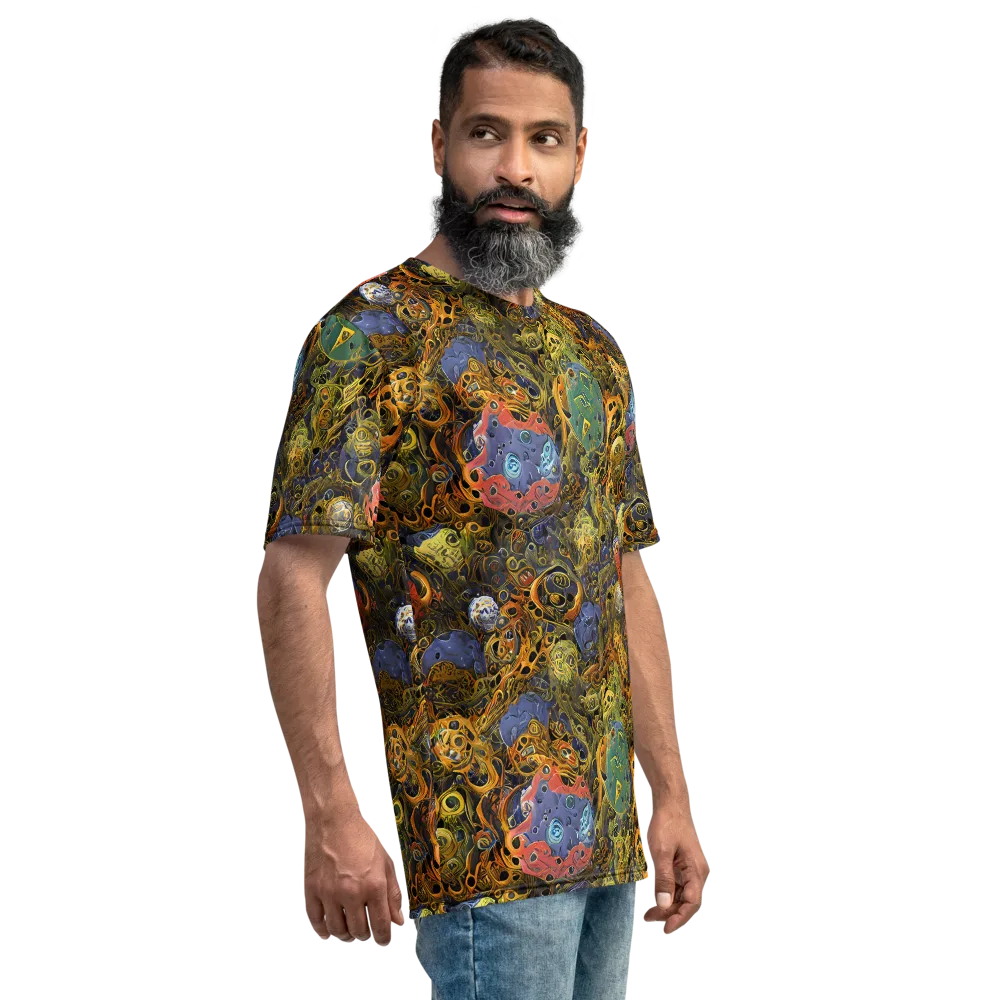 Chromatic Cauldron on Men's Crew Neck T-Shirt — Right