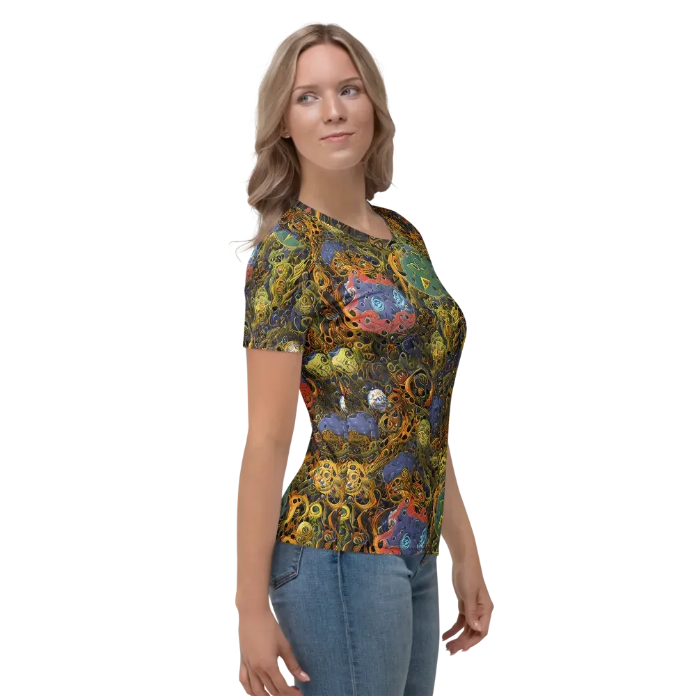 Chromatic Cauldron on Women's Crew Neck T-Shirt — Right