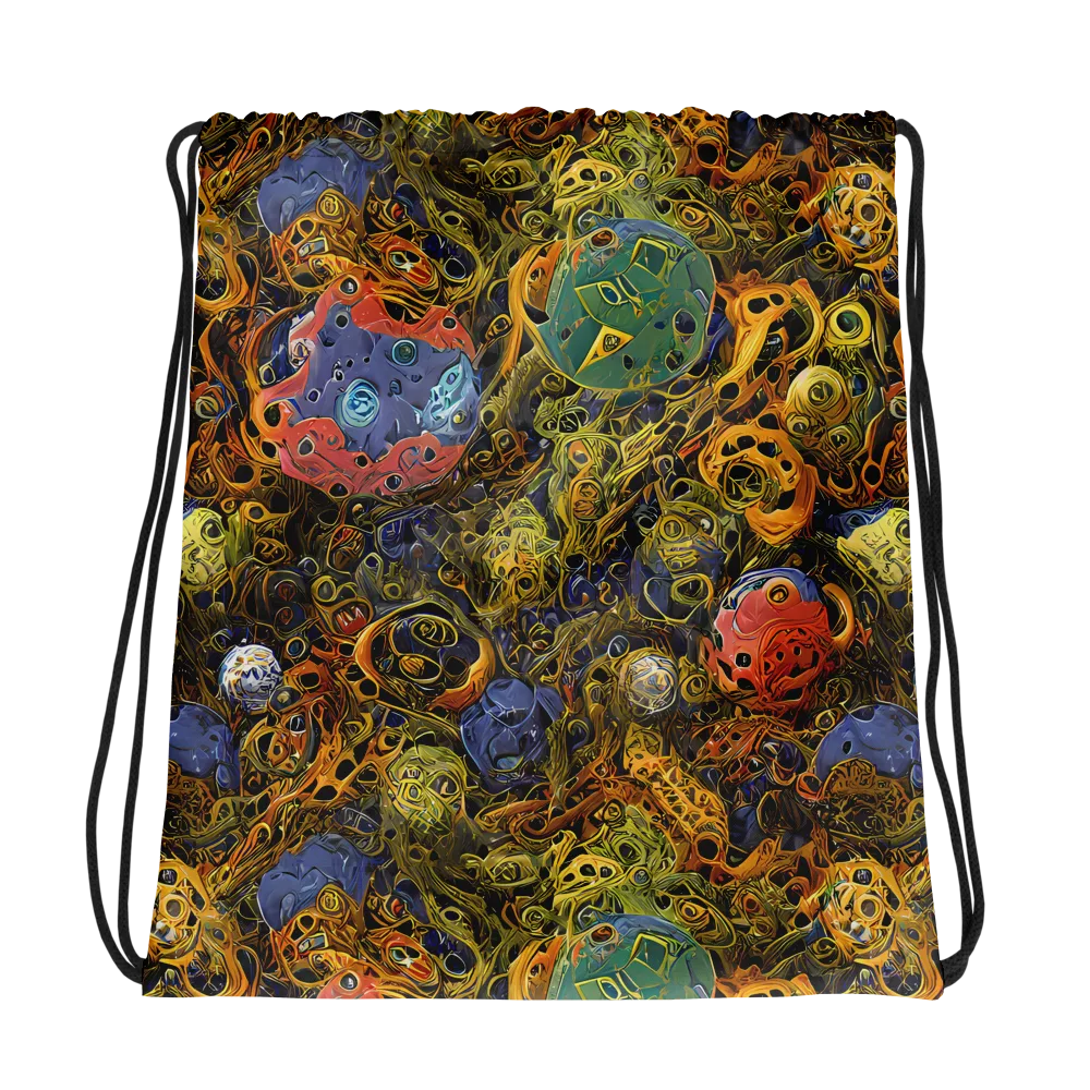 Chromatic Cauldron on Drawstring Bag — Photo