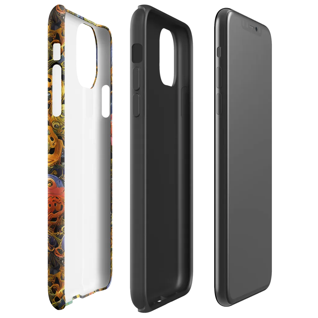 Chromatic Cauldron on Tough Case for iPhone® — Right