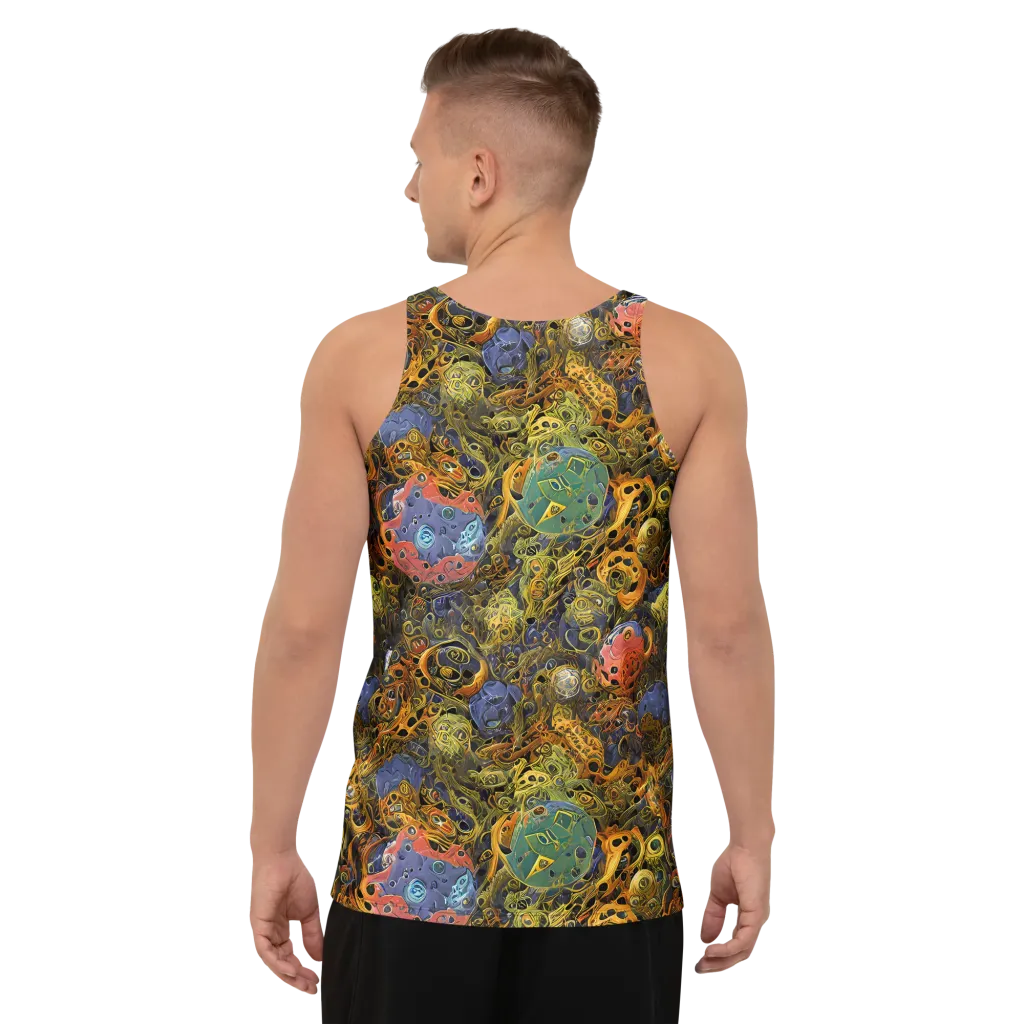 Chromatic Cauldron on Men's Tank Top — Back
