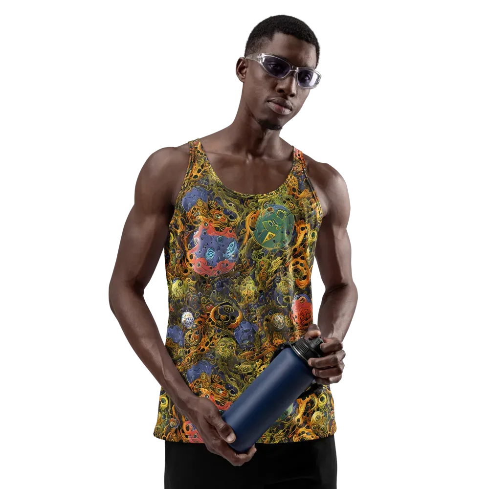Chromatic Cauldron on Men's Tank Top — Front