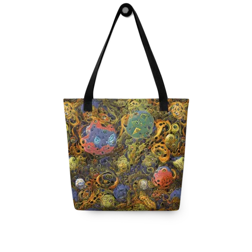 Chromatic Cauldron on a Tote Bag