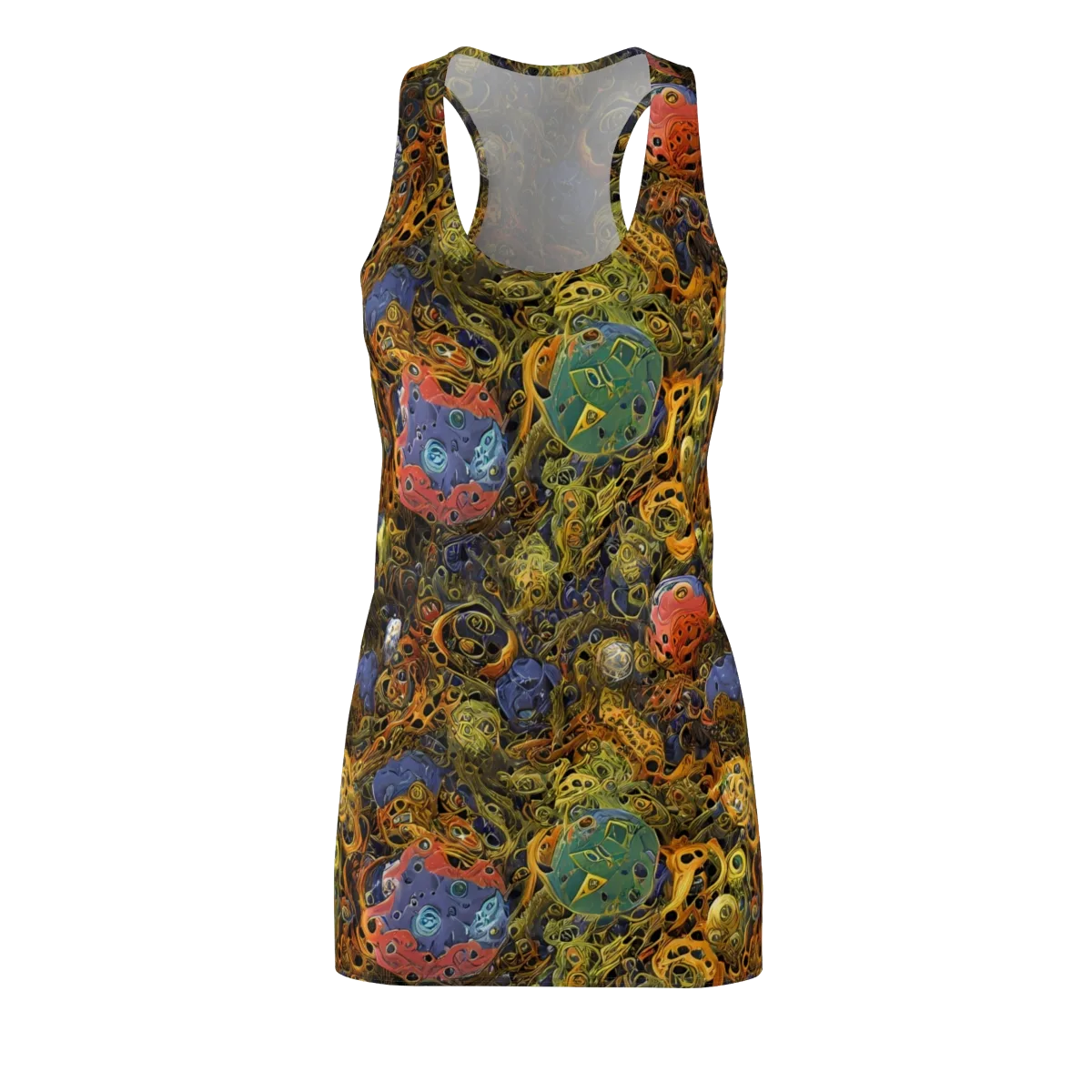 Chromatic Cauldron on Racerback Dress — Front