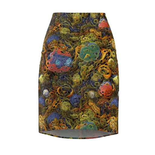 Chromatic Cauldron on a Pencil Skirt