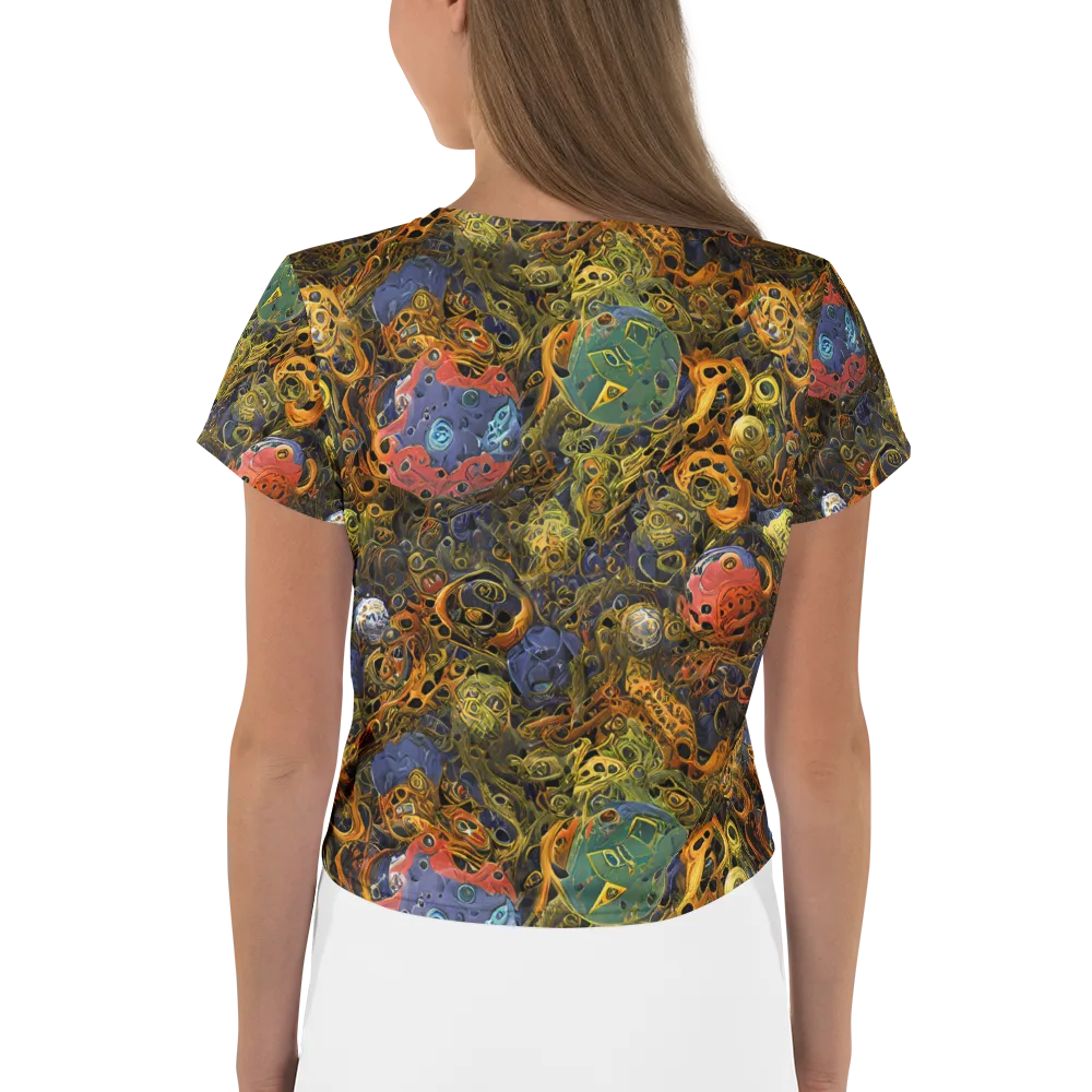 Chromatic Cauldron on Crop Tee — Back