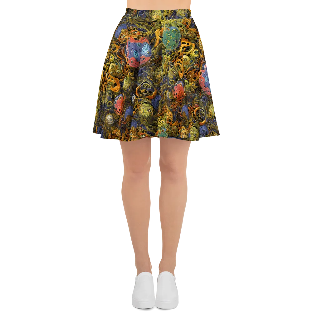 Chromatic Cauldron on Skater Skirt — Front