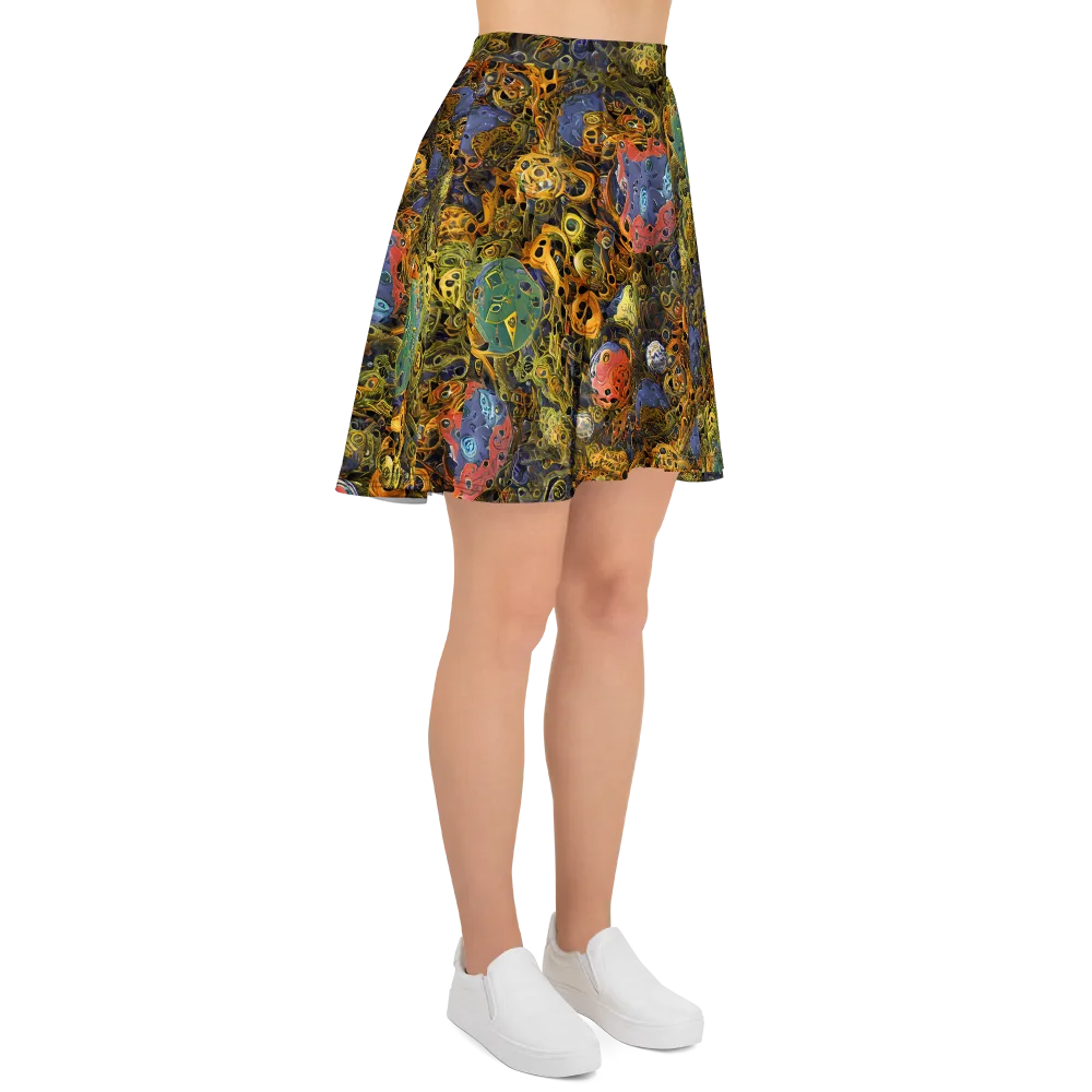 Chromatic Cauldron on Skater Skirt — Right