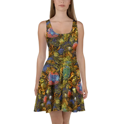 Chromatic Cauldron on a Skater Dress