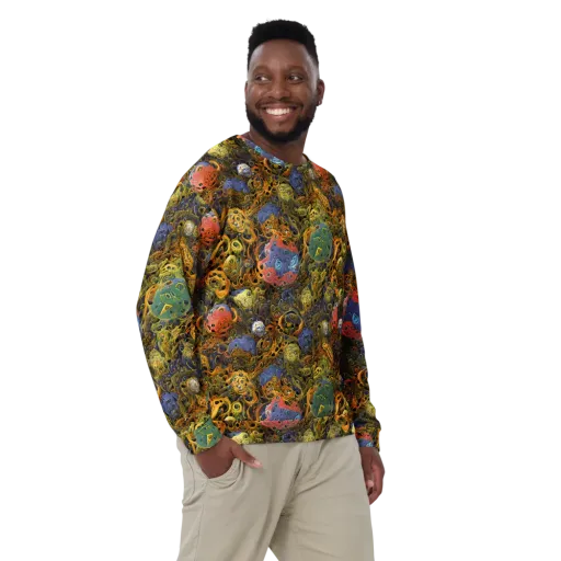 Chromatic Cauldron on a Sweatshirt