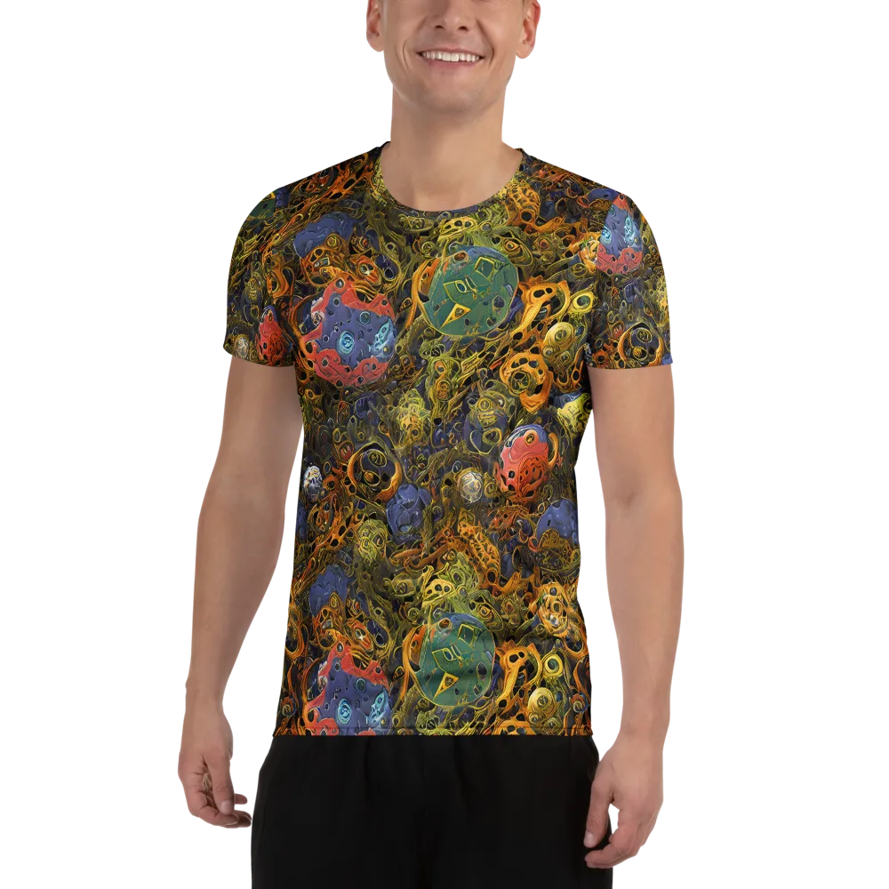 Chromatic Cauldron on Men's Athletic T-Shirt — Front