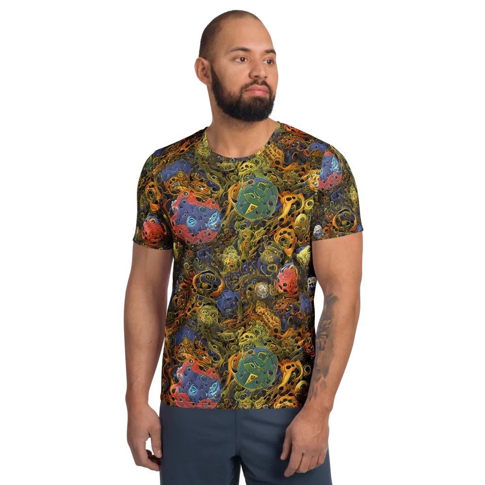 Chromatic Cauldron on Men's Athletic T-Shirt — Front