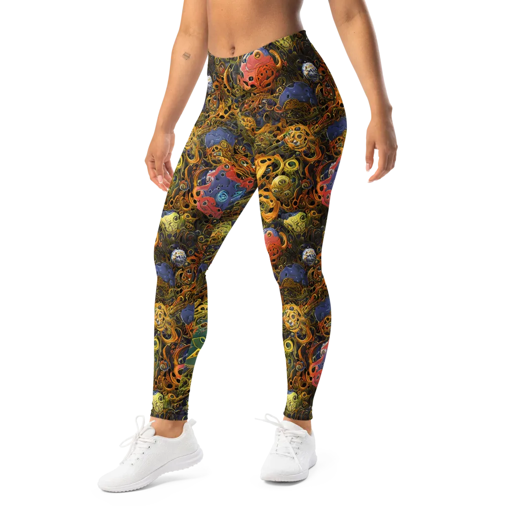 Chromatic Cauldron on Leggings — Left Front